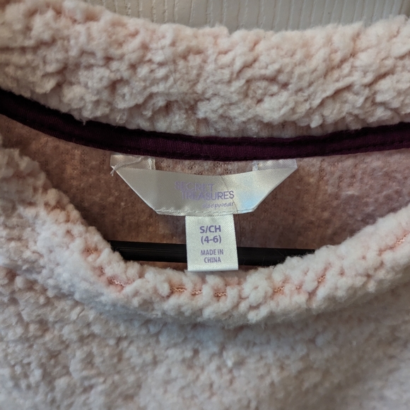 Pink Fleece Sweatshirt Size S - Picture 2 of 2